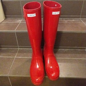 Hunter original tall rain boots